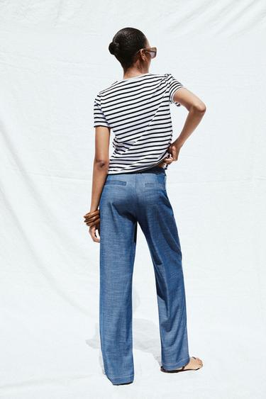 FADED SHORT SLEEVE T-SHIRT - striped by Zara - Image 2