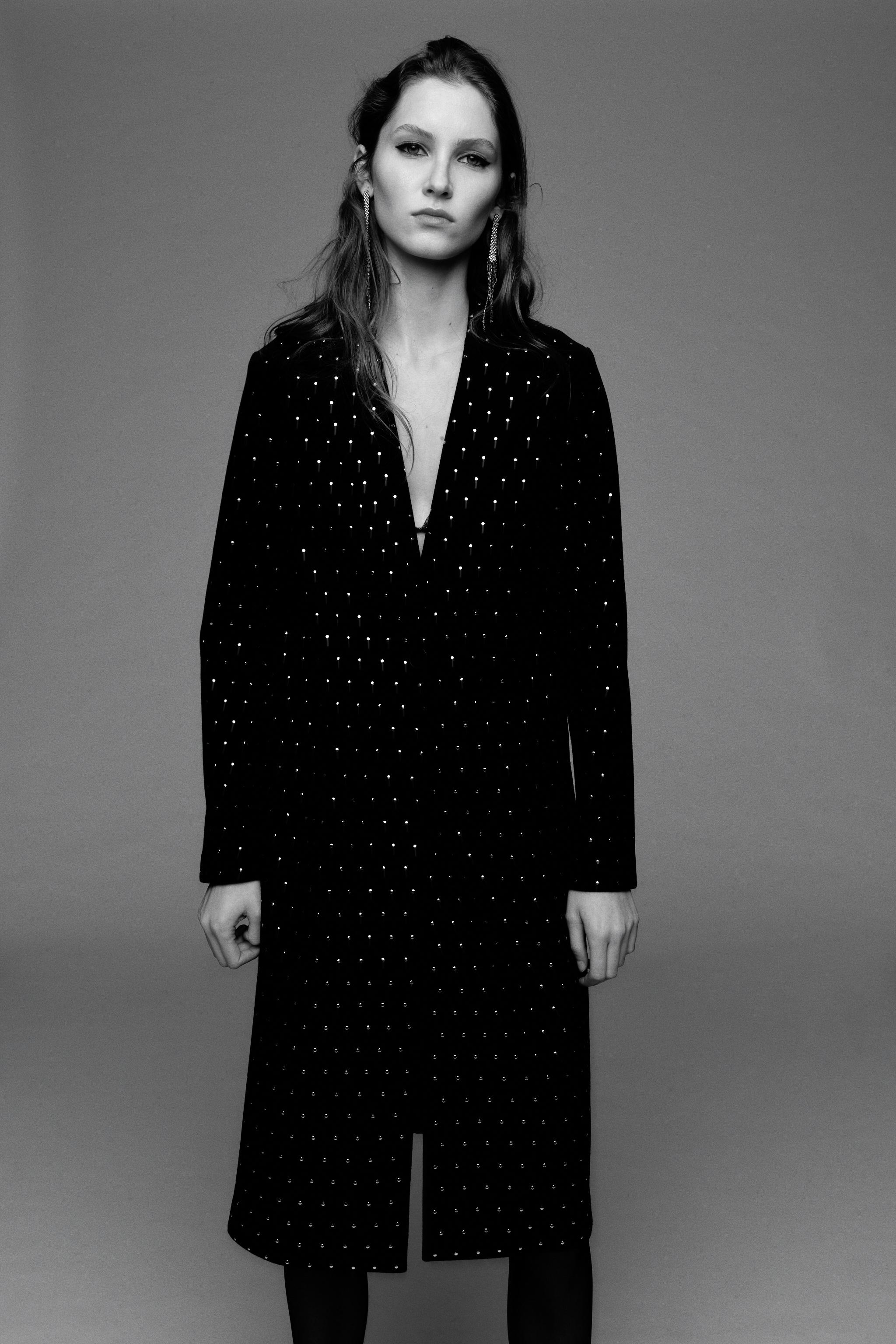 SOFT SHIMMER COAT - Black | ZARA United States