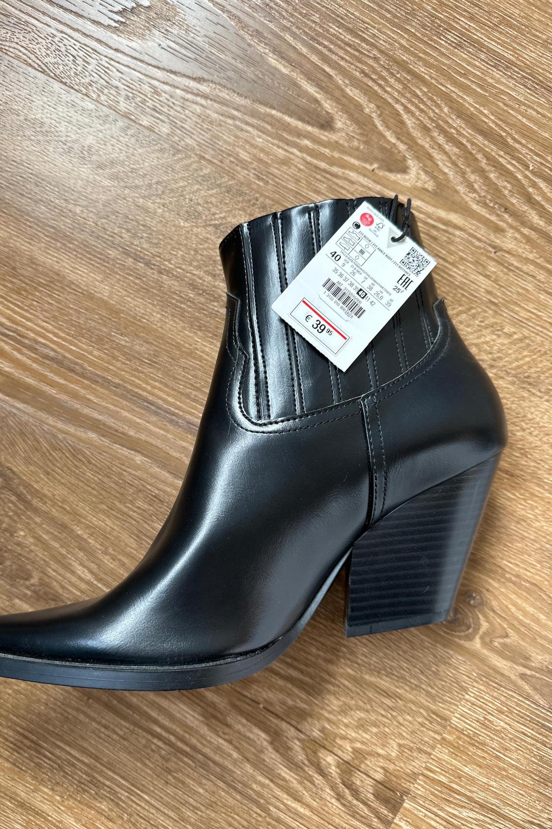COWBOY-STYLE ANKLE BOOTS - Image 2