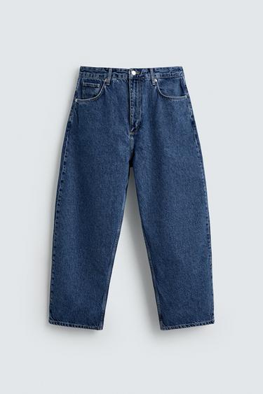 JEANS TAPERED WIDE FIT - Azul medio de Zara - Imagen 0