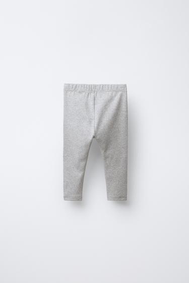 BASIC LEGGINGS WITH LABEL - Grey by Zara - Image 1