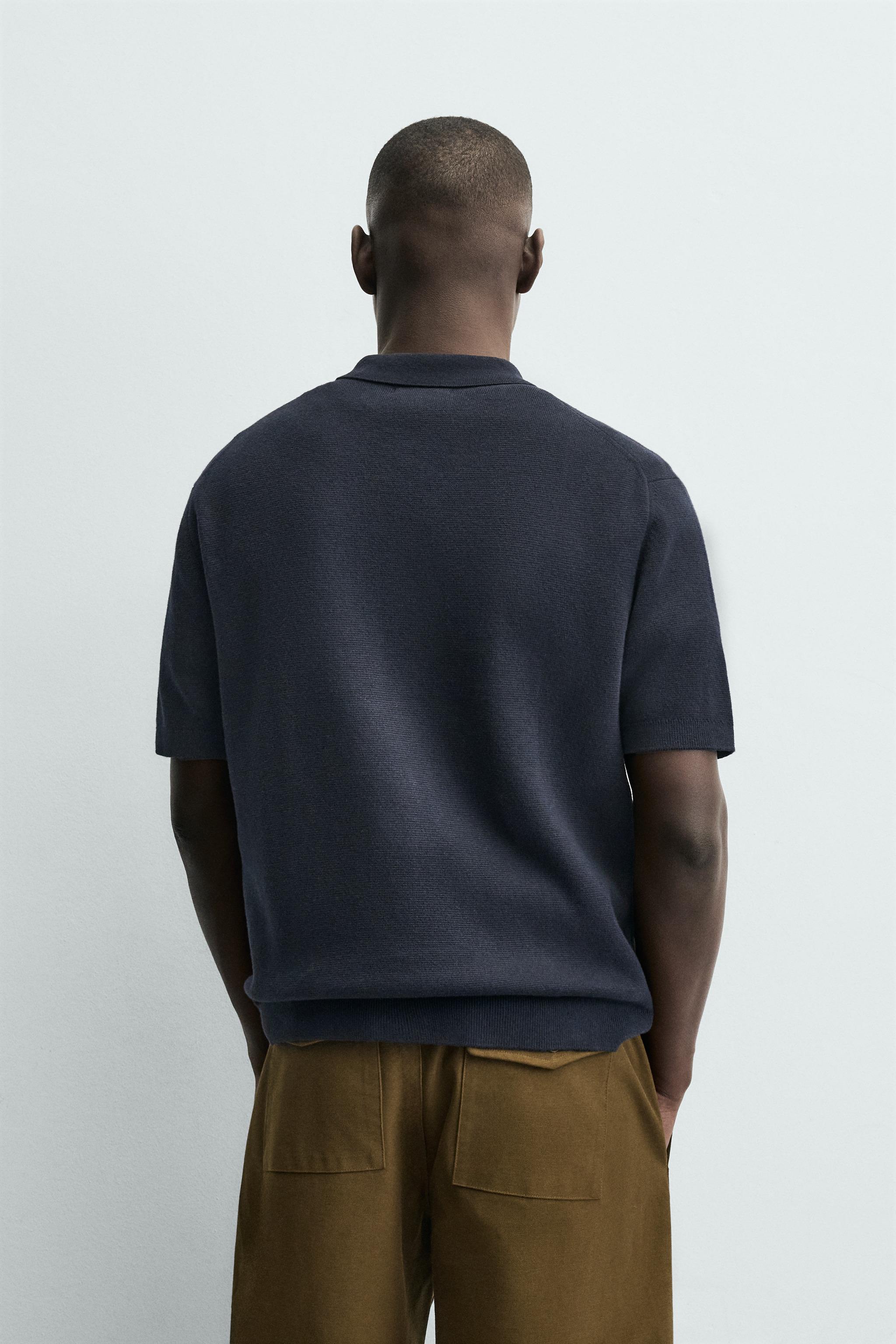 POLO EN MAILLE À ZIP