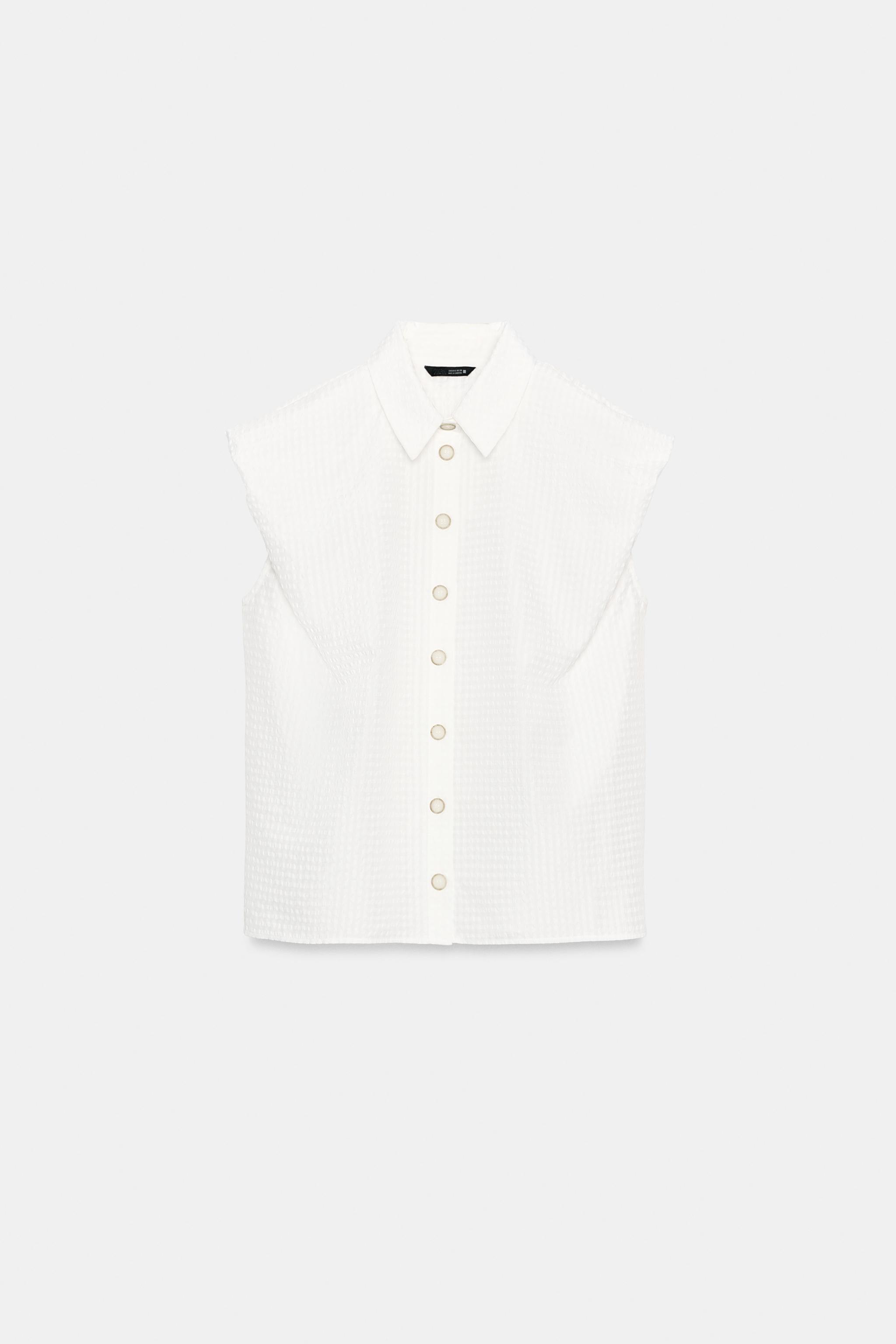 CHEMISE À MANCHES BOUFFANTES