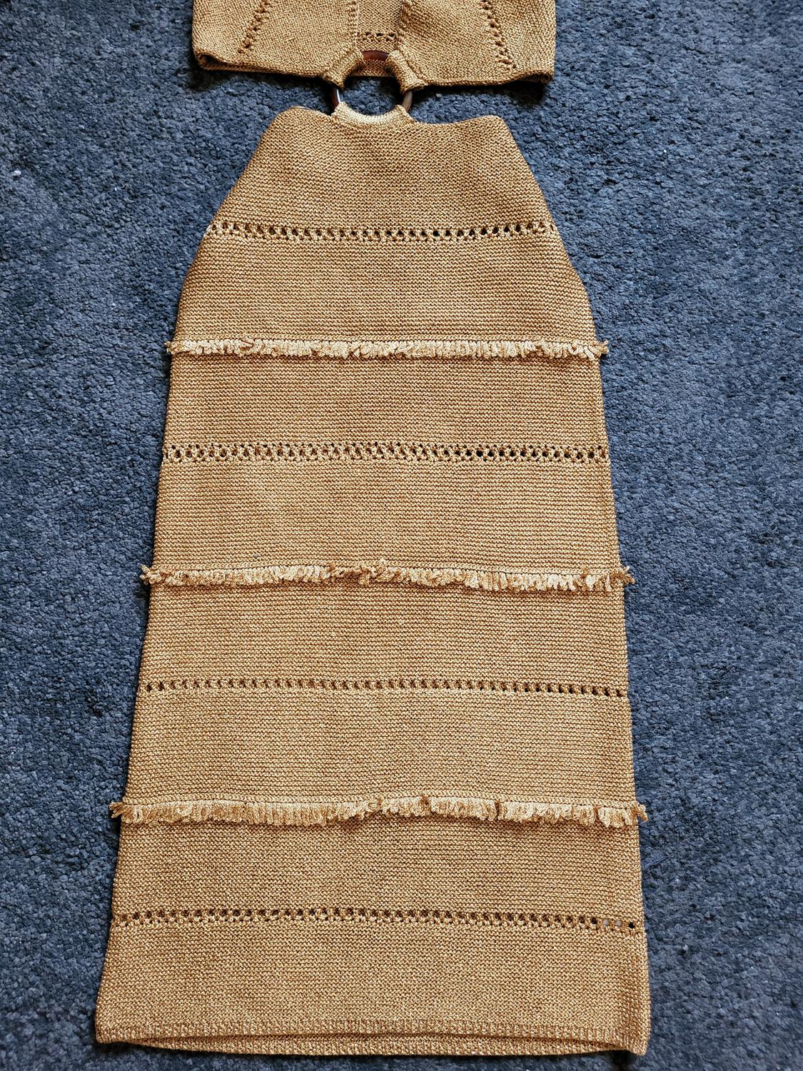 METALLIC THREAD KNIT DRESS WITH BUCKLE - Image 4
