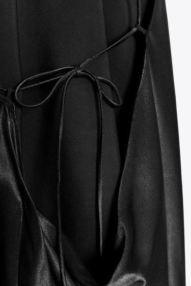 ZW COLLECTION HALTER TOP - Black by Zara - Image 8
