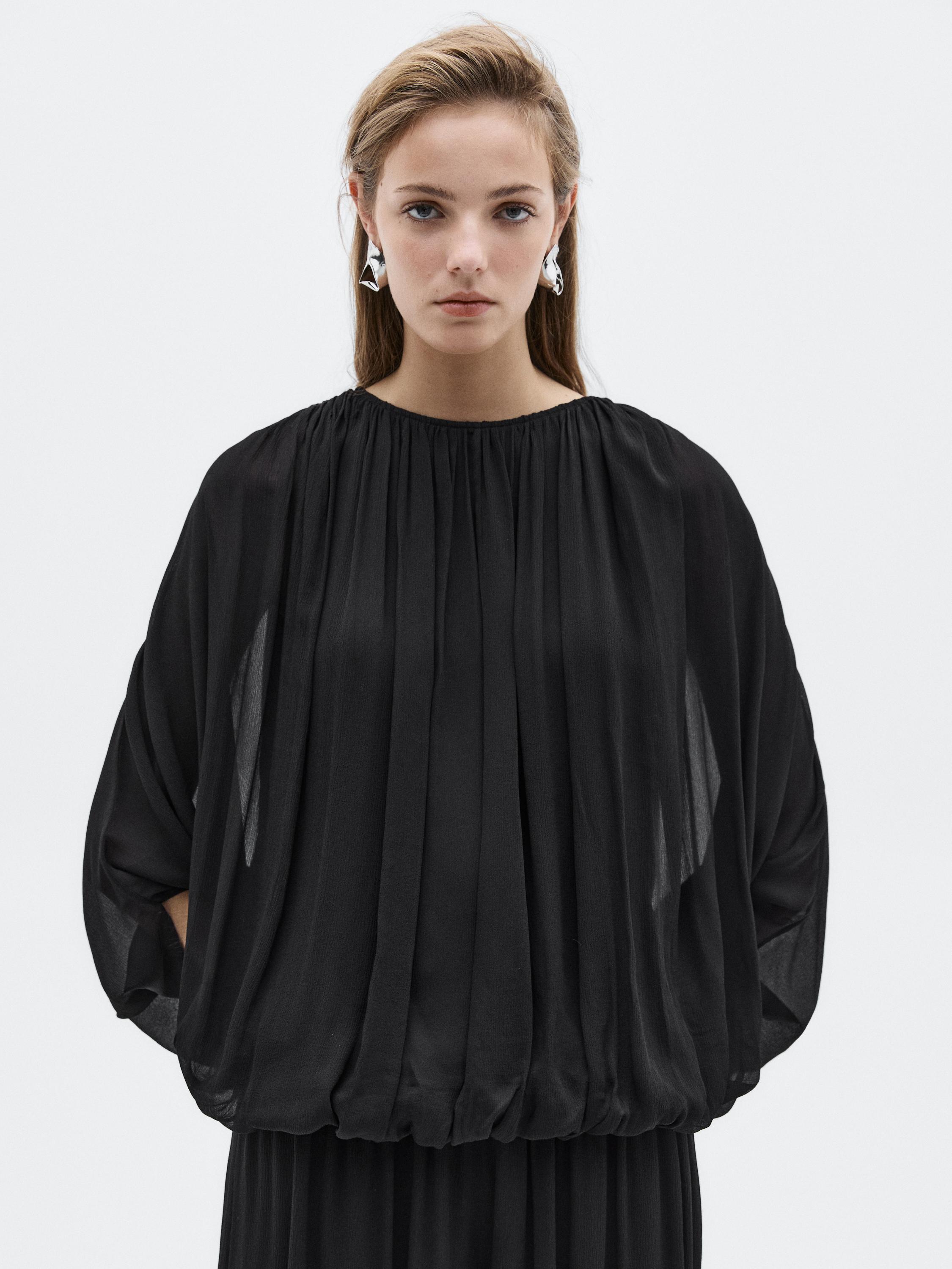 Flowing balloon blouse - Limited