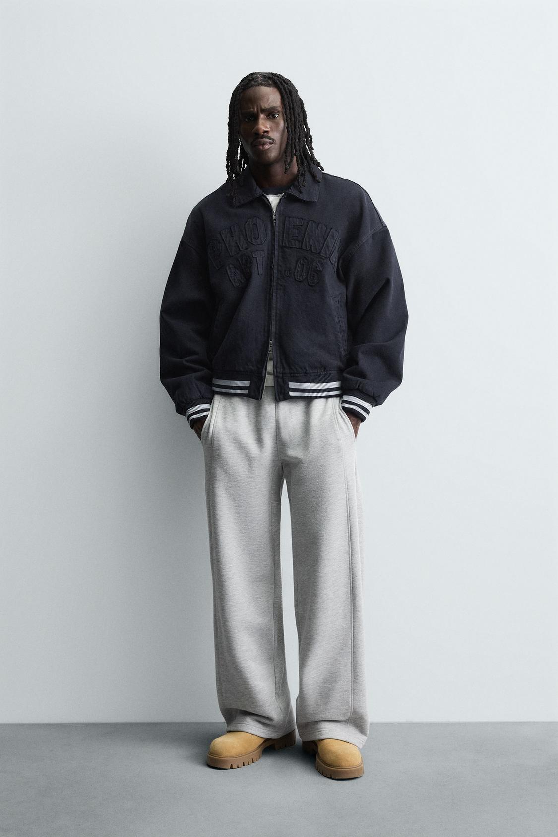 КУРТКА-БОМБЕР С НАШИВКОЙ ZARA