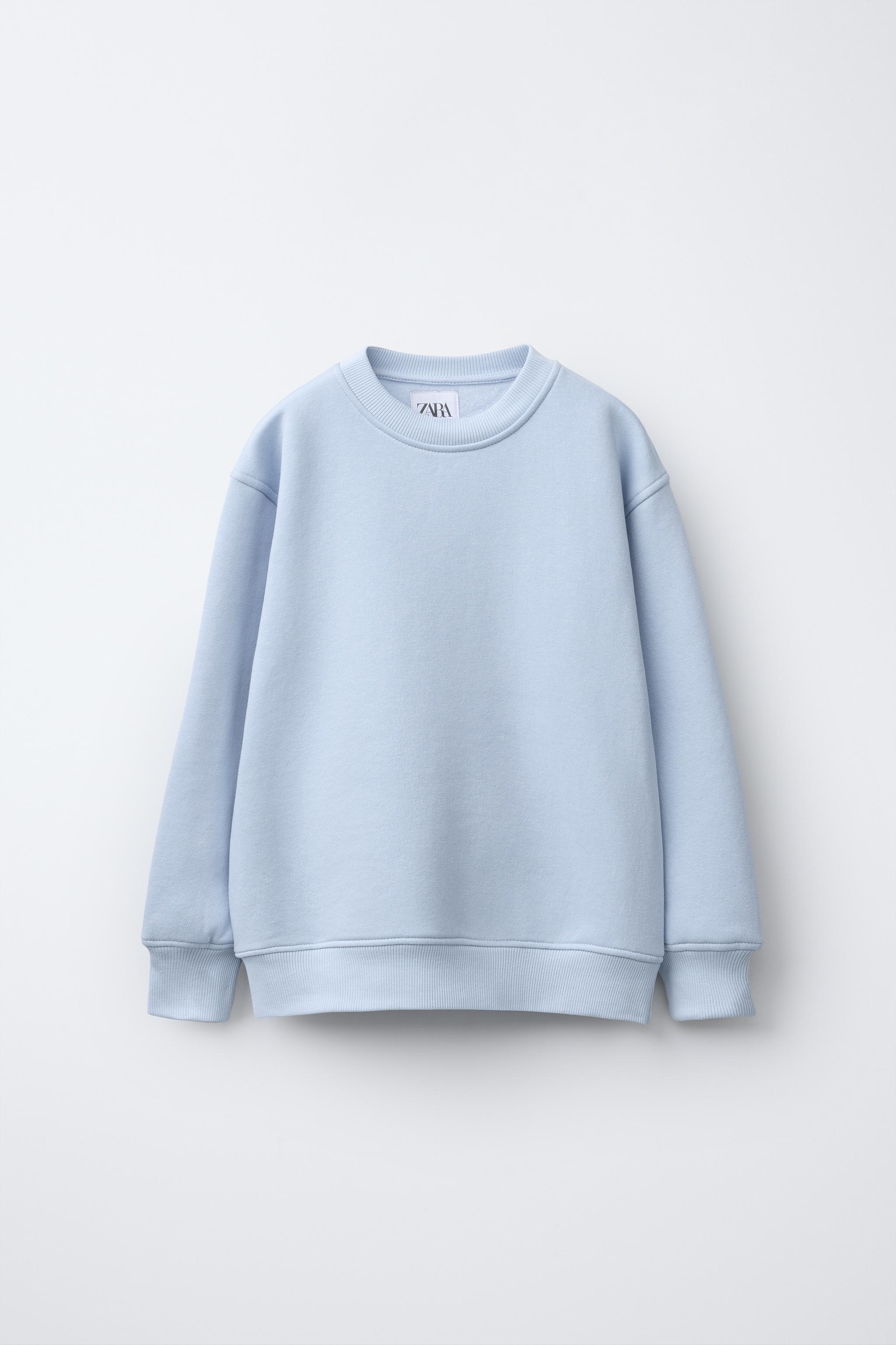 無地スウェットシャツ - ライトブルー | ZARA Japan / 日本