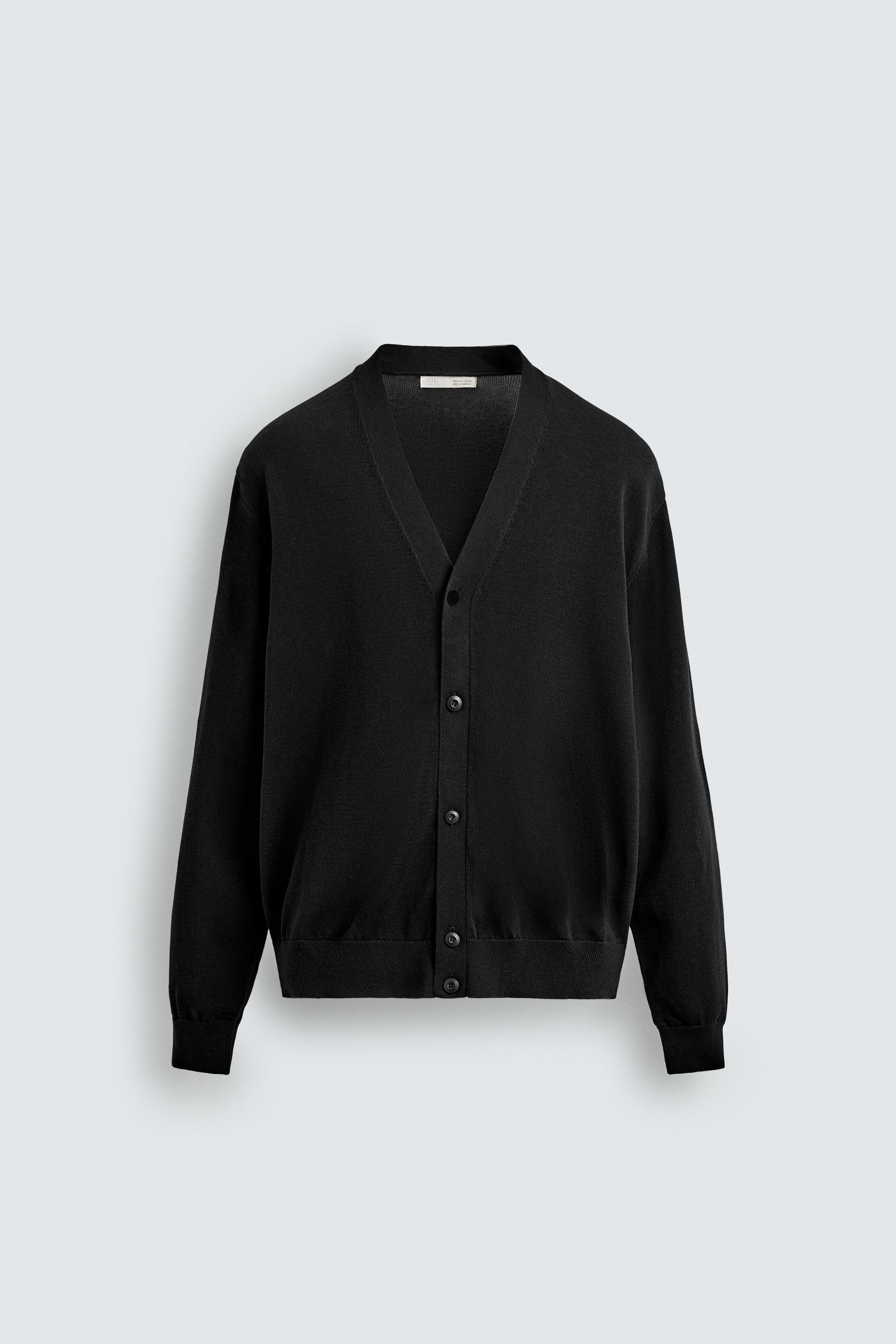 LIGHTWEIGHT STRUCTURED CARDIGAN Mink ZARA United States