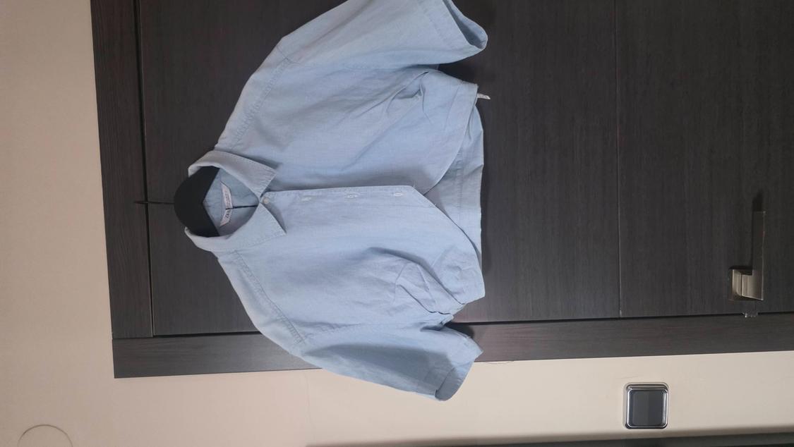 CROPPED DENIM SHIRT - Image 4