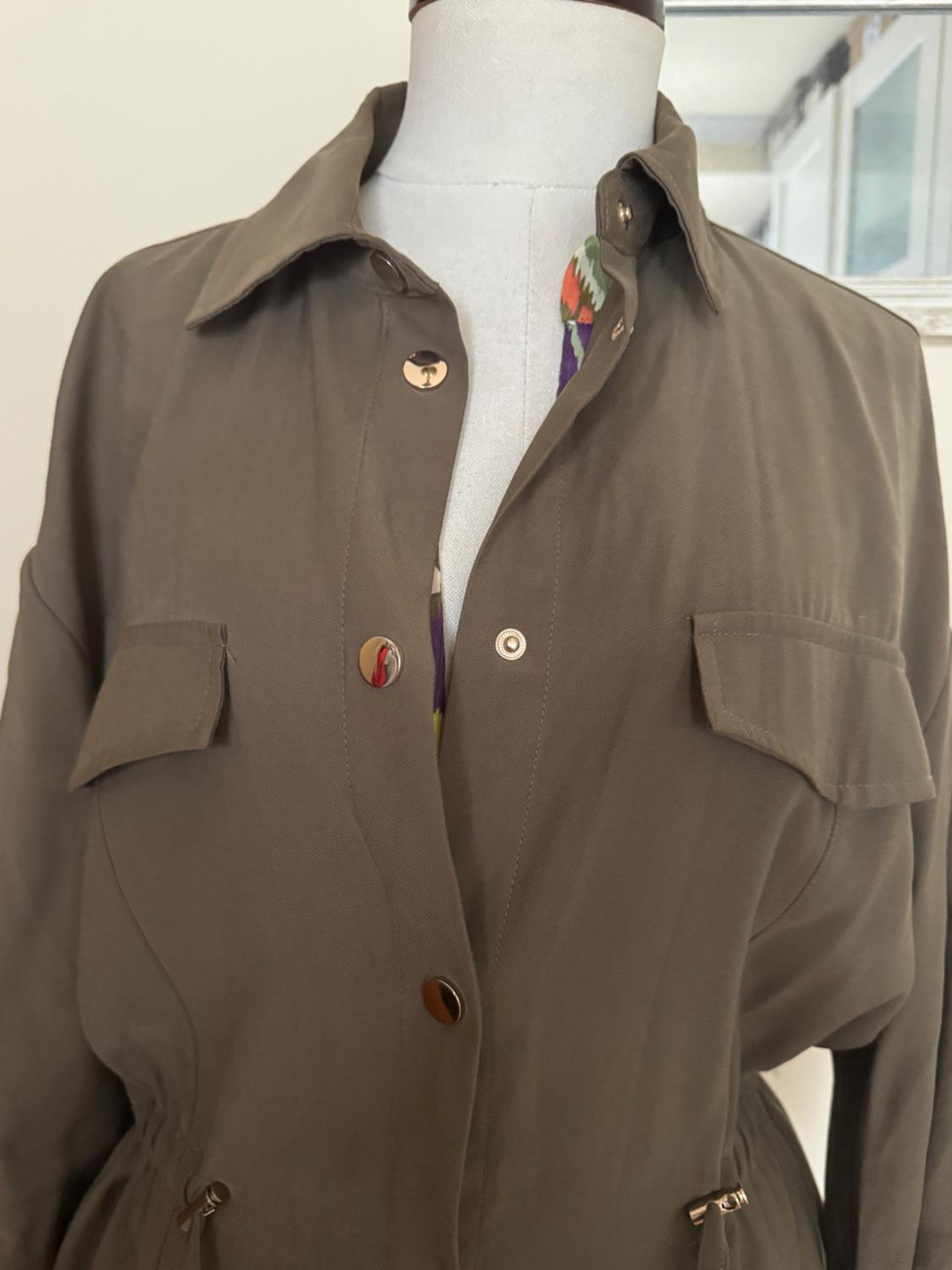 OVERSHIRT WITH DRAWSTRING WAIST - Image 5
