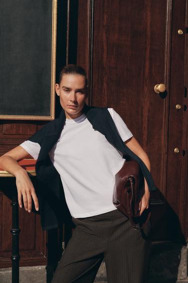 STRAIGHT-LEG TROUSERS WITH DOUBLE WAIST - 178 by Zara - Image 2