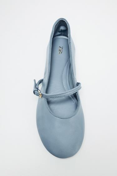 BALERINA LËKURE - Blu nga Zara