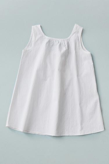CHILDREN'S PLAIN NIGHTDRESS - أبيض مكسور الخاص بـ Zara