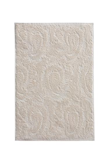 PAISLEY JACQUARD BATH MAT - Sand by Zara