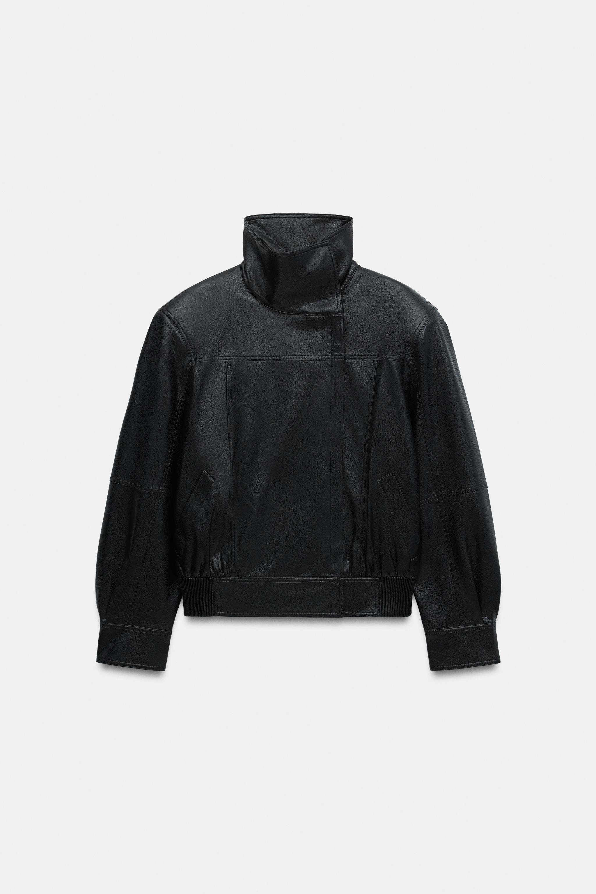 VESTE MATIÈRE SYNTHÉTIQUE ÉPAULETTES
