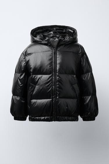 ВОДОВІДШТОВХУЮЧИЙ ПУХОВИК ІЗ КАПЮШОНОМ - Чорний Zara - Зображення 0
