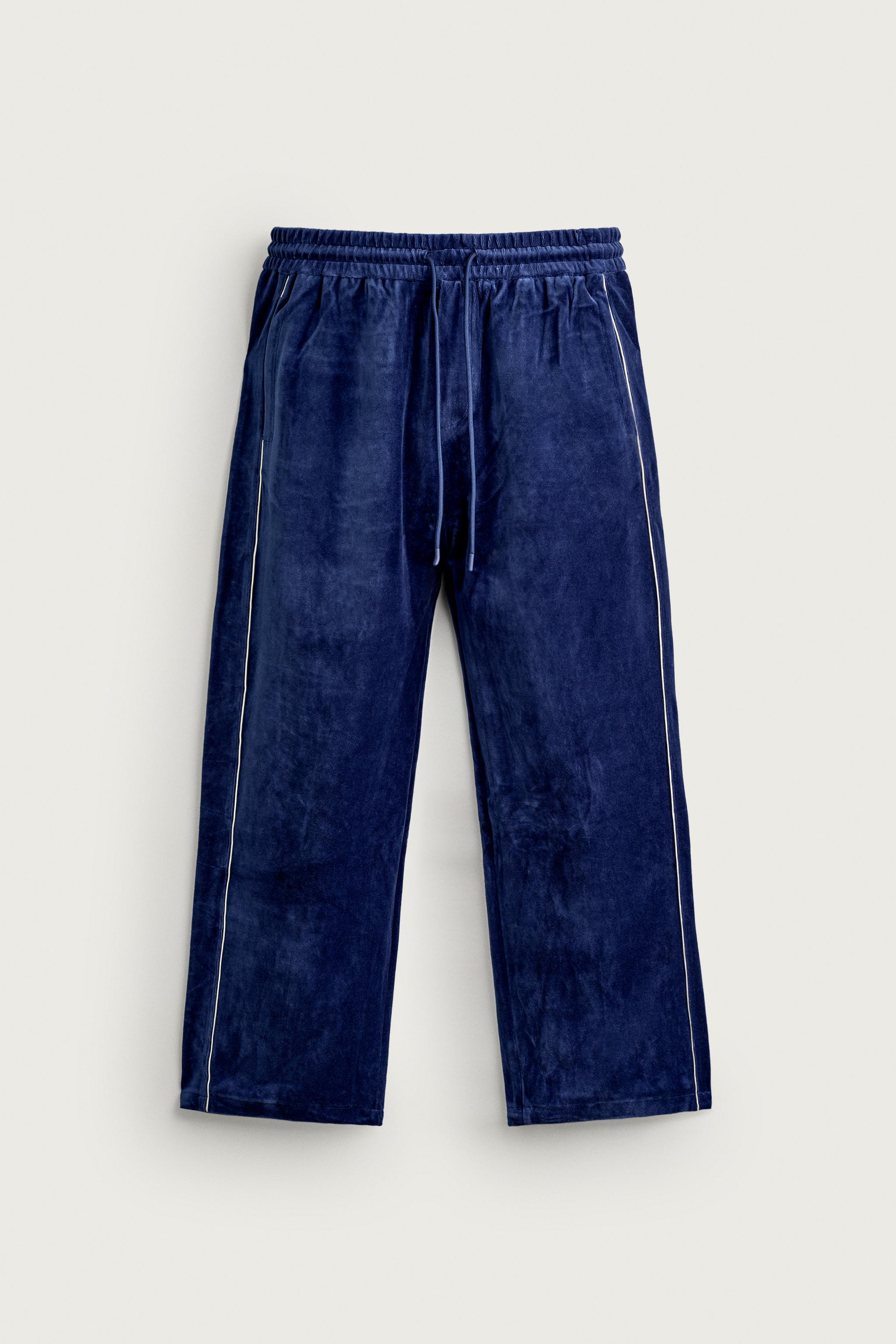 PANTALON JOGGING RÉTRO VELOURS