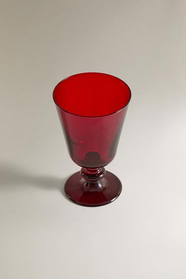 VERRE À PIED NOËL - Rouge de Zara - Image 1