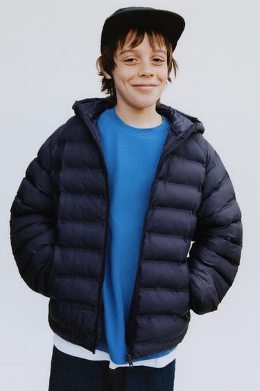 ULTRALIGHT WATER-REPELLENT JACKET - Navy blue by Zara