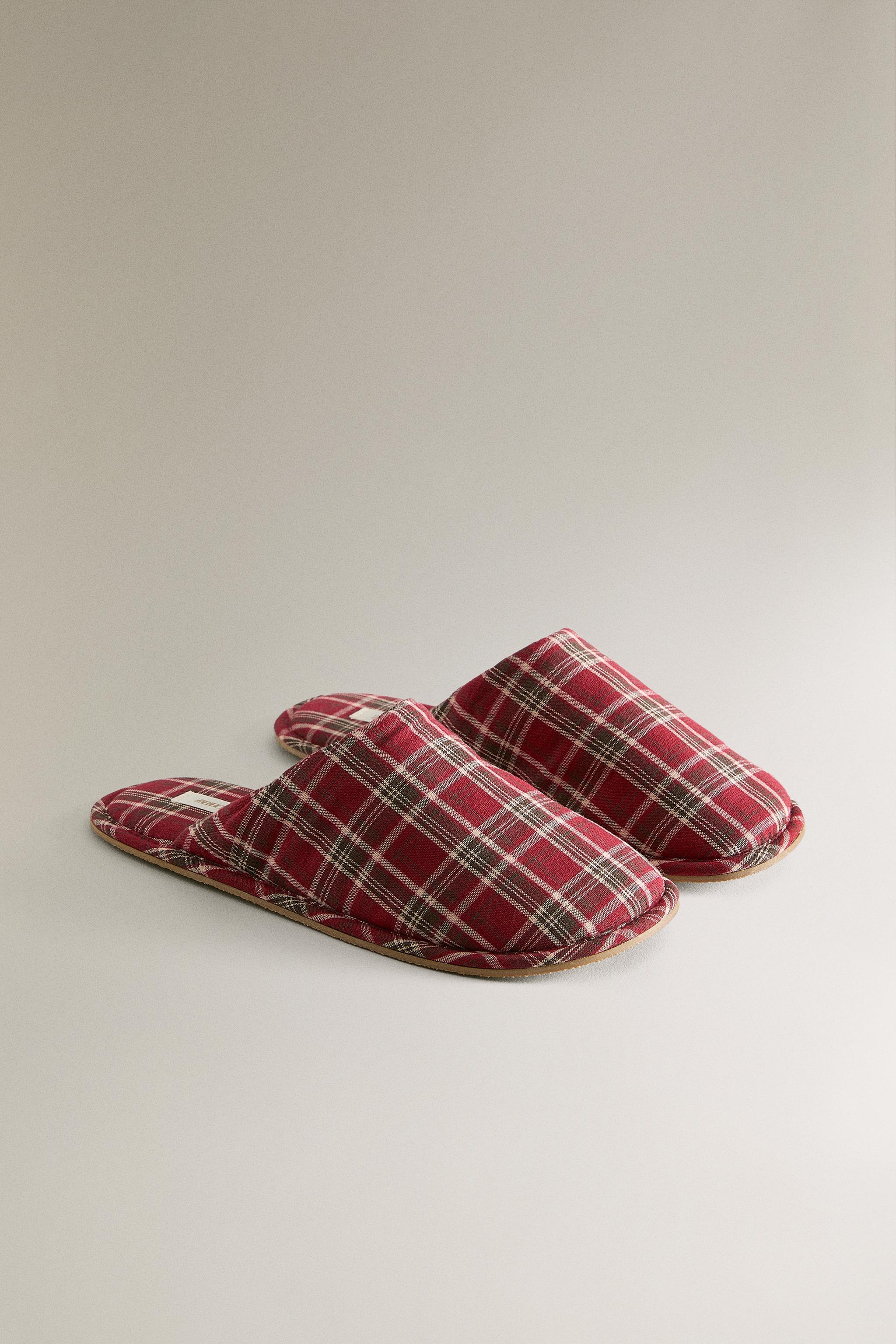 CHRISTMAS COTTON MULE SLIPPERS
