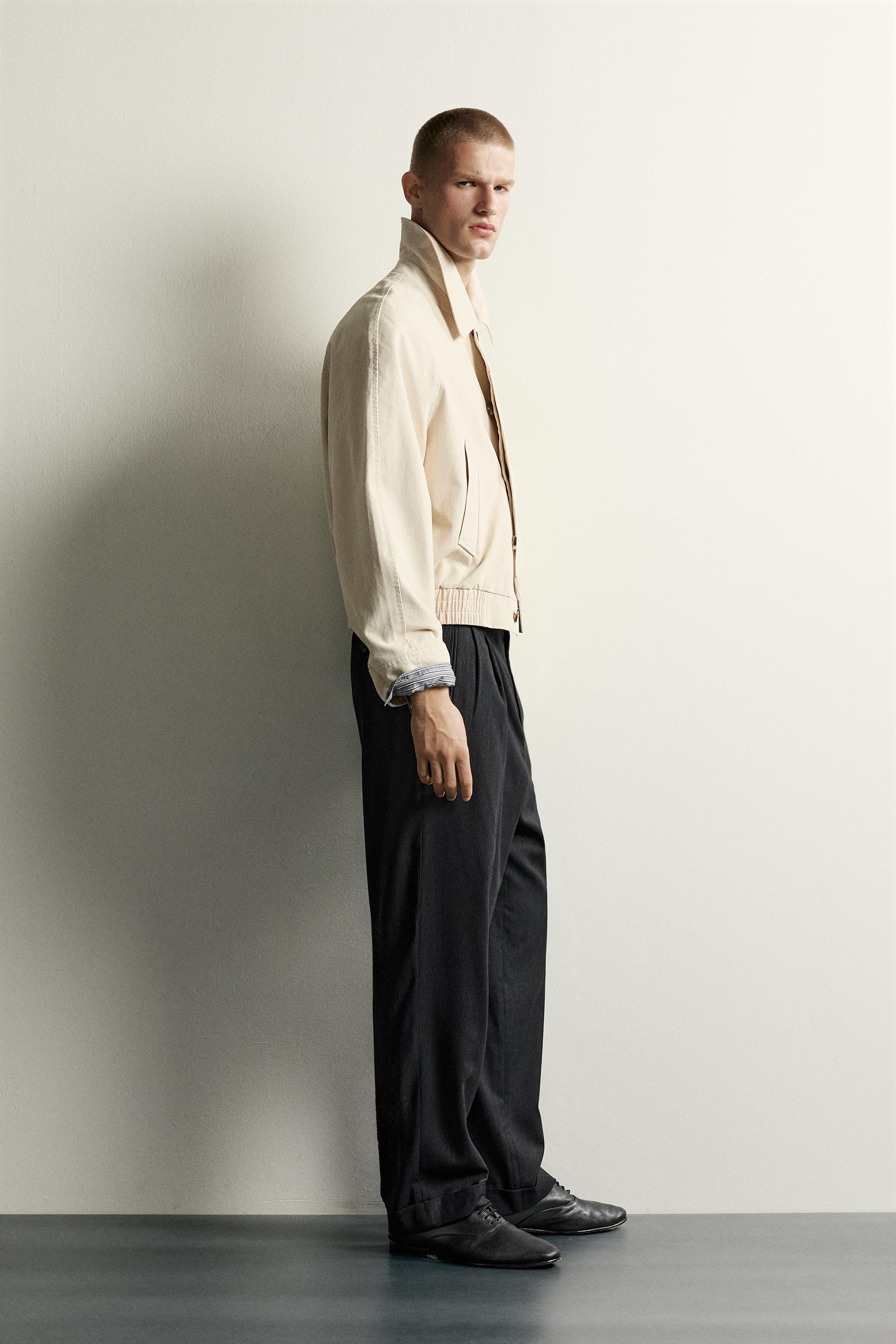 CROPPED COTTON OVERSHIRT