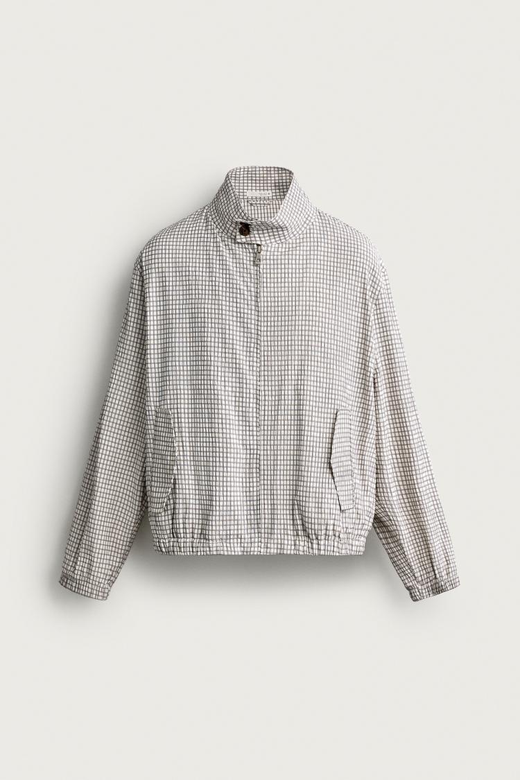 Chaqueta corta de cuadros 7