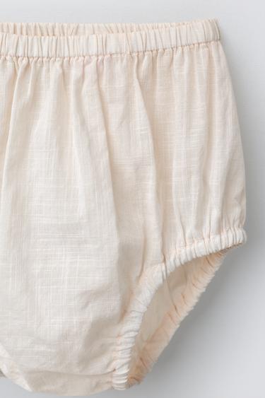 EMBROIDERED DRESS AND KNICKERS - Pale pink by Zara - Image 3