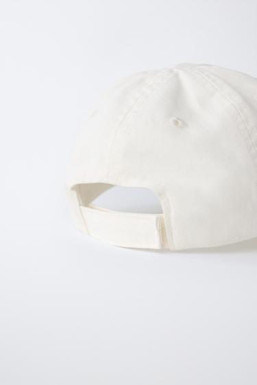 EMBROIDERED TOMATO CAP - White by Zara - Image 2