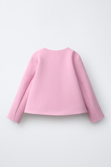 VESTE POCHES CŒUR - Rose de Zara - Image 1