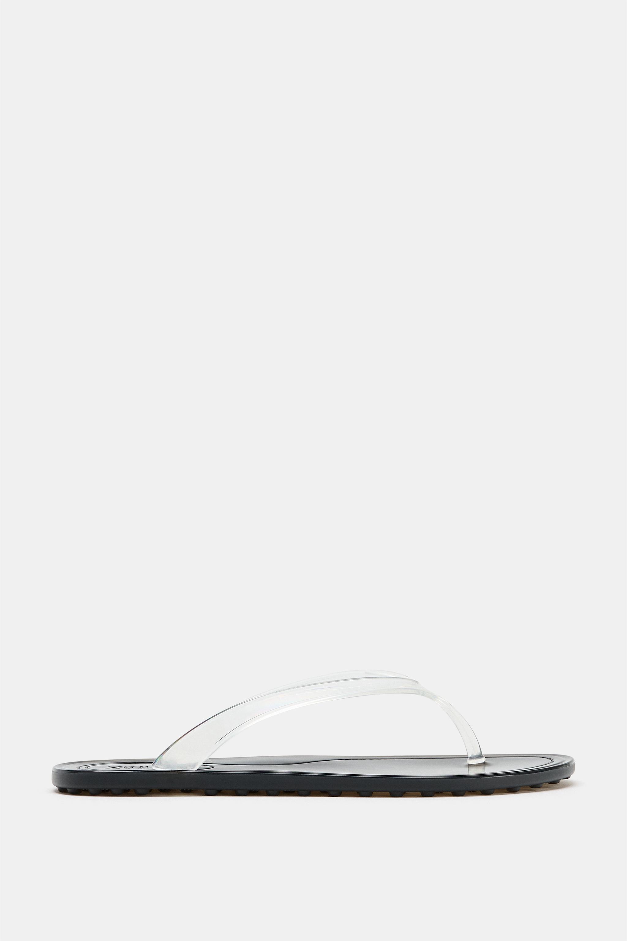 VINYL SLIDE SANDALS