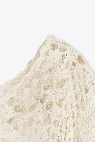 TOP EN MAILLE STRUCTURE CROCHET - Pierre de Zara - Image 5