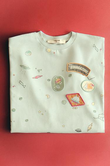 CHILDREN'S PLANET SET OF PYJAMAS - Light blue by Zara