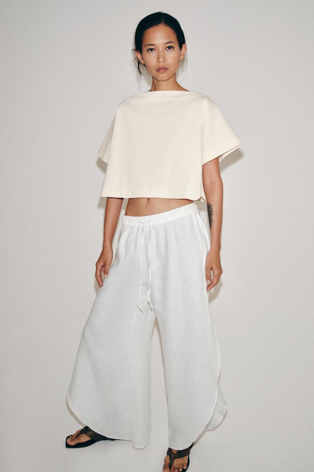 CAPE EFFECT CROP TOP - image 2