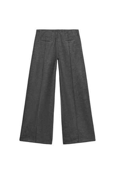 PANTALÓN PINZAS - Gris medio de Zara