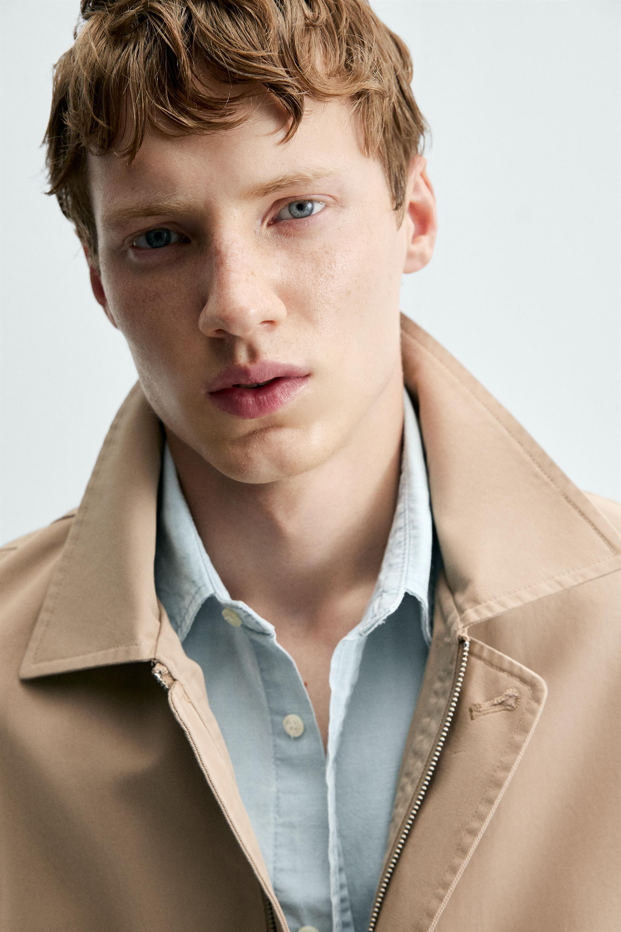 Мужские куртки Zara REGULAR FIT COTTON JACKET — фото 6
