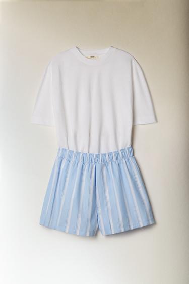 STRIPED PYJAMA SET - White by Zara - Image 5