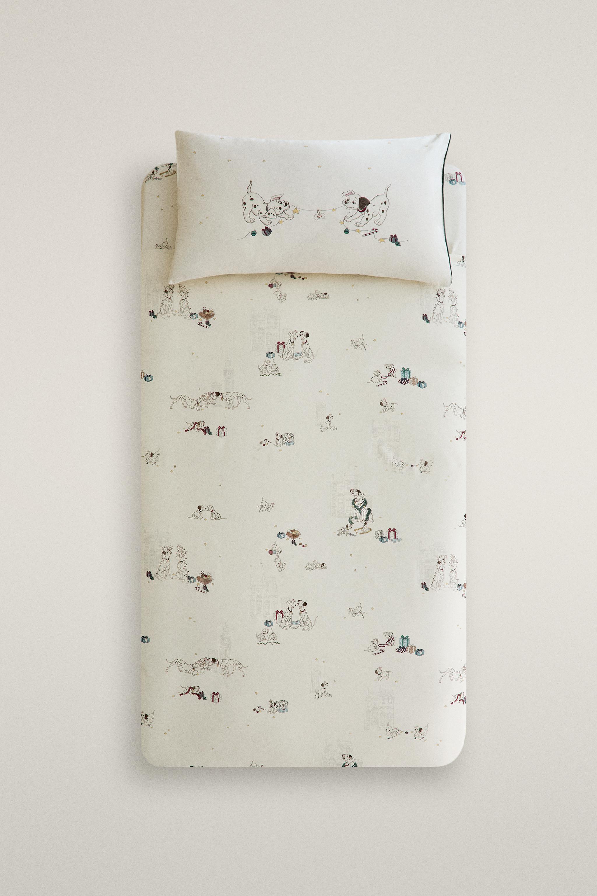 HOUSSE DE COUETTE ENFANT COTON NOËL (200 FILS) 101 DALMATIENS ©DISNEY