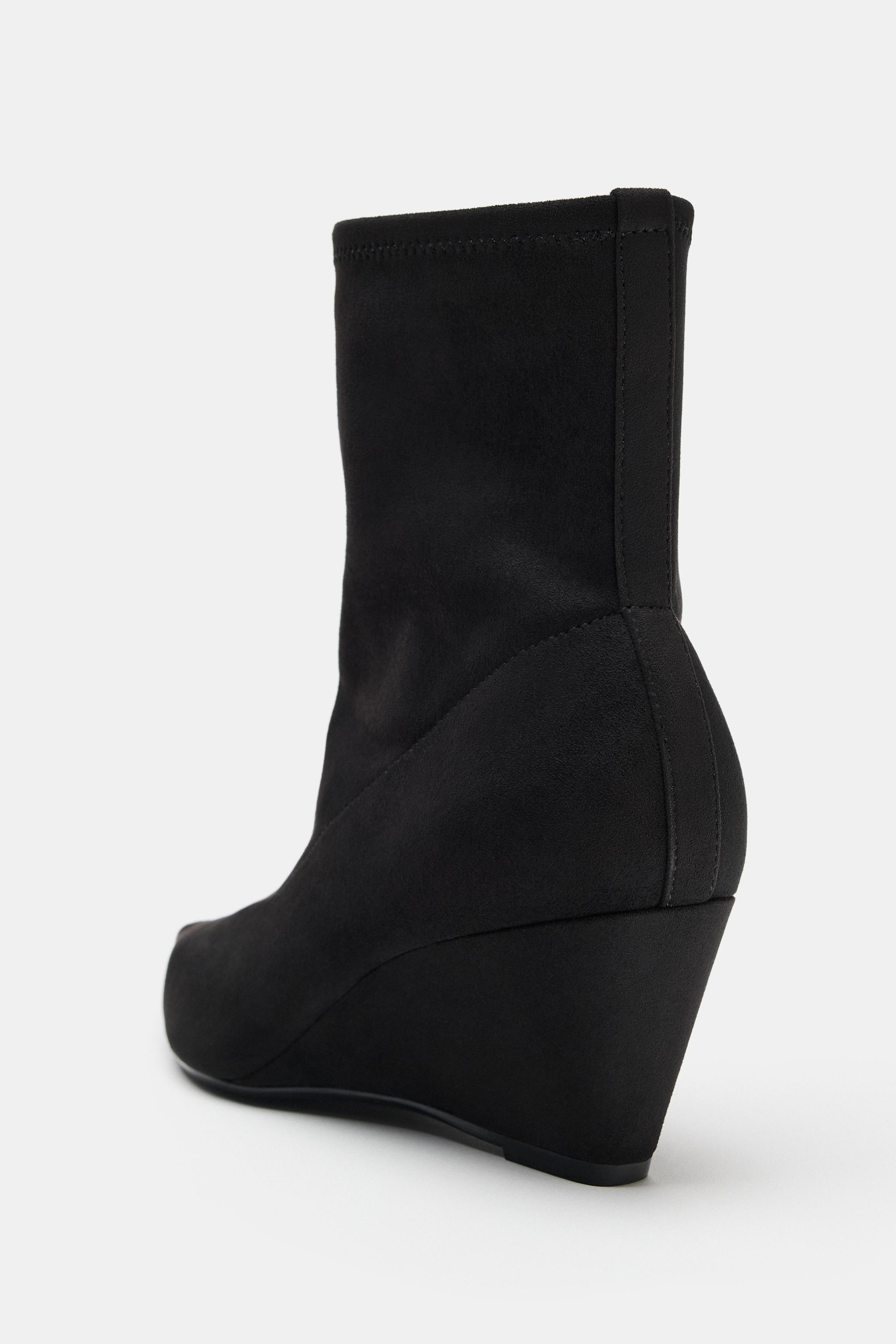 WEDGE ANKLE BOOTS
