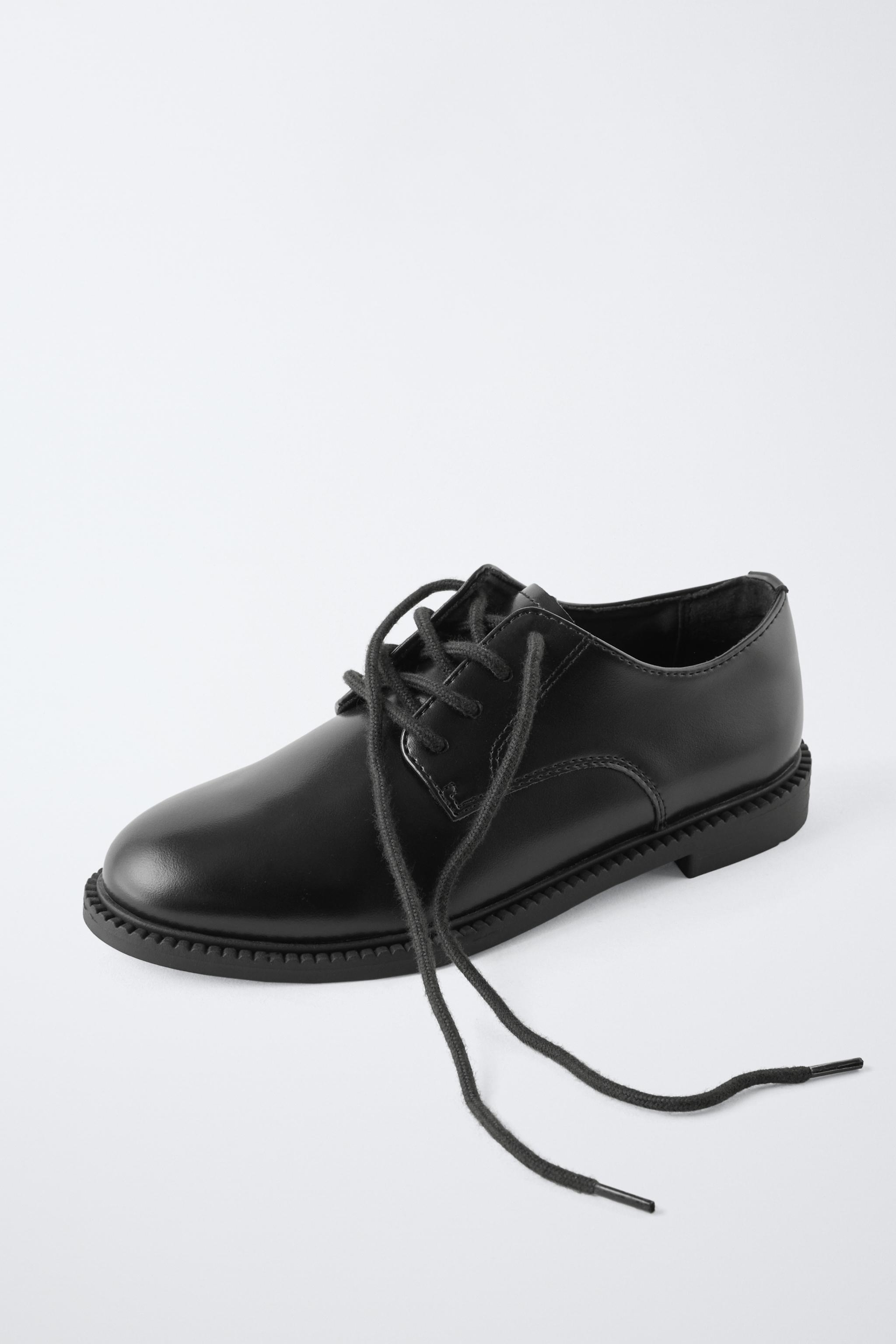 CLASSIC DERBY SHOES - Black | ZARA United States