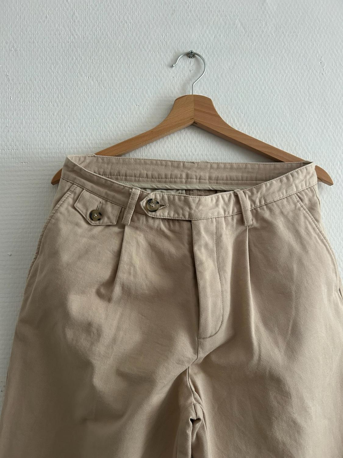 STRAIGHT-LEG PLEATED TROUSERS - Image 3