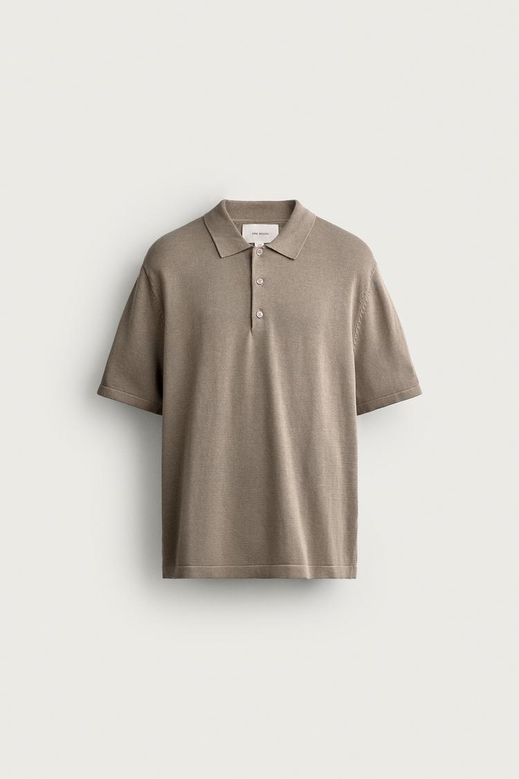 REGULAR FIT KNIT POLO SHIRT