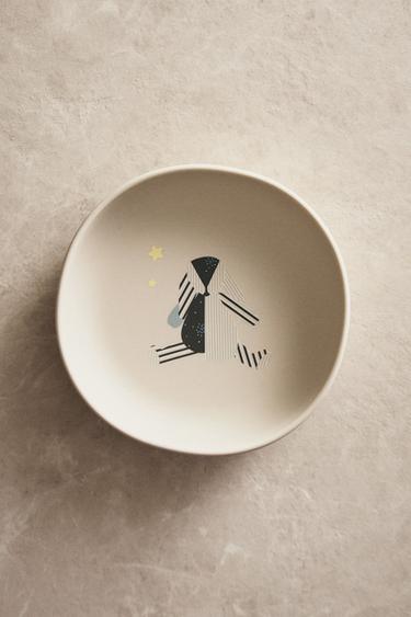 Zara KIDS’ SILICONE RABBIT PLATE - Multicolored