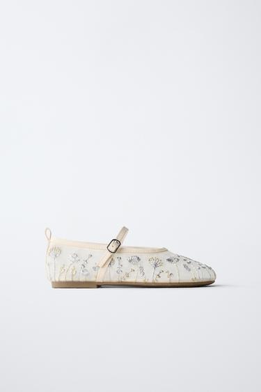 BAILARINA BORDADOS - Plata de Zara