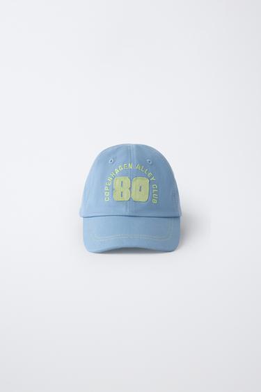 GORRA VARSITY BORDADO - Azul claro de Zara