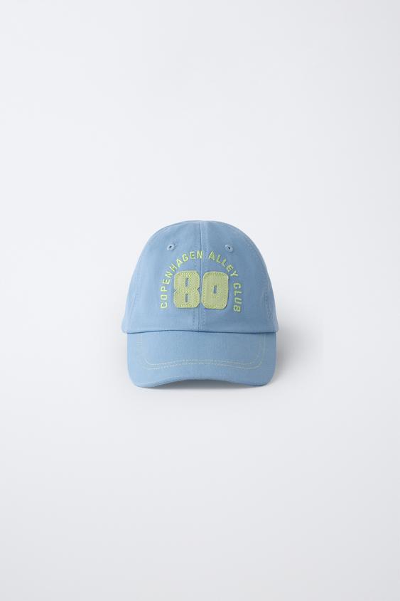 GORRA VARSITY BORDADO - Azul claro de Zara - Imagen 0