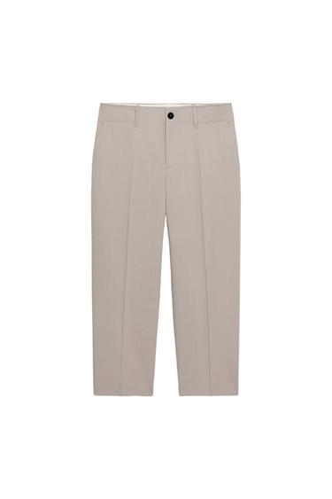 „ZW COLLECTION“ „CROPPED“ KELNĖS – Ruda / taupe – „Zara“