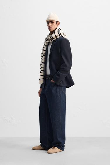 RELAXED FIT TURN-UP LIMITED EDITION JEANS - Blue by Zara - Image 3