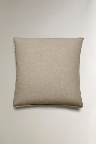 LINEN PILLOWCASE - Light beige by Zara - Image 1