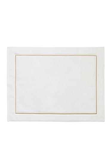 BATH MAT WITH TRIM - Beige by Zara